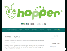Tablet Screenshot of hopperfoods.com.au